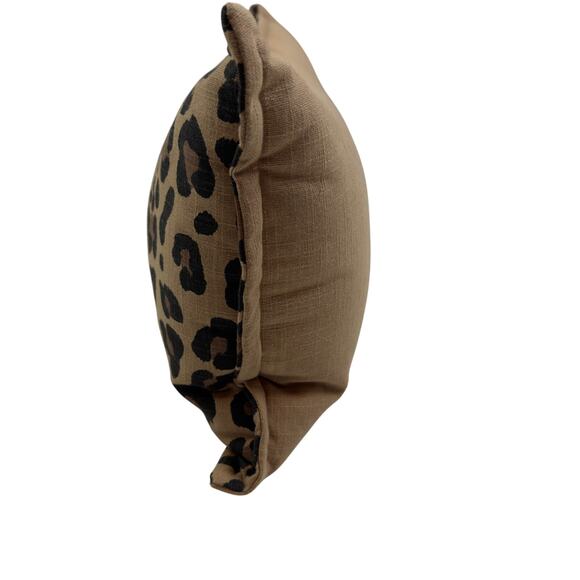 Threshold Animal/Leopard Print Lumbar Decorative Pillow - Picture 4 of 6